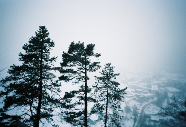 Farbfilm im Winter
